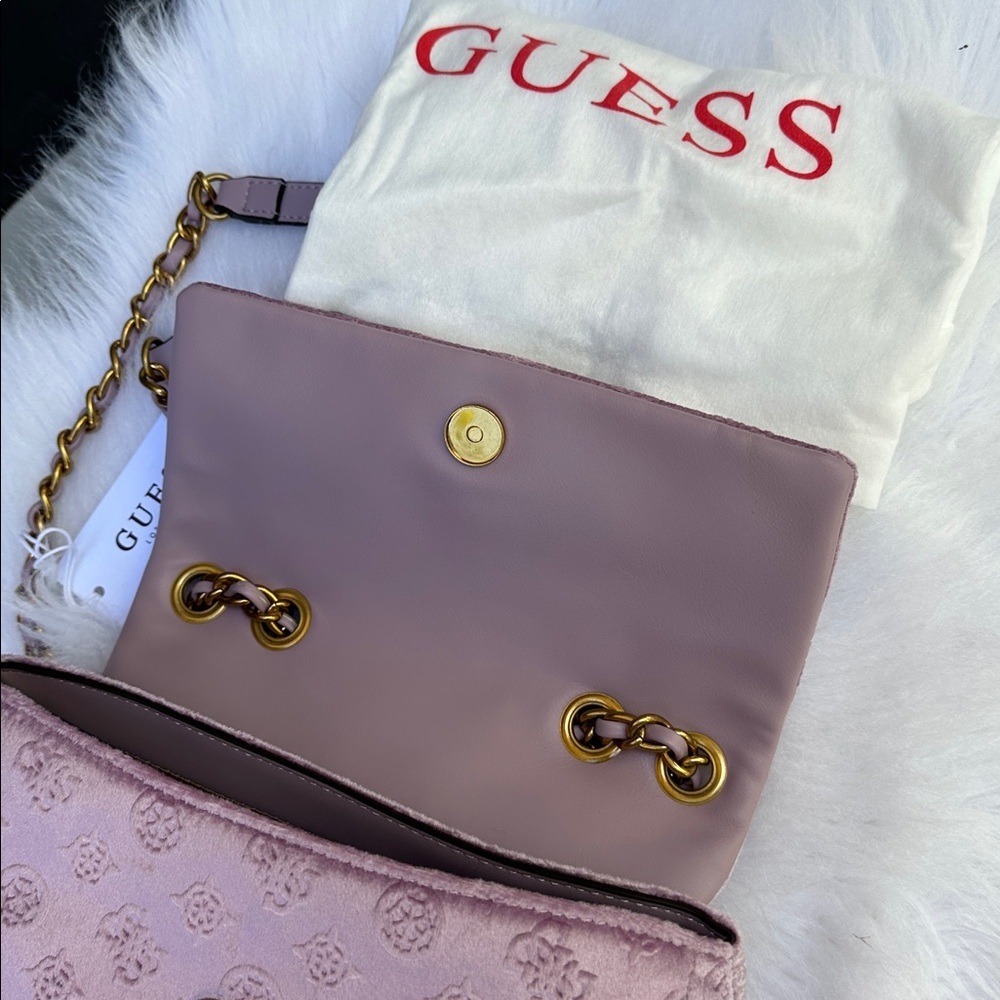 New GUESS Kimi Logo Convertible Crossbody - Picture 6 of 9